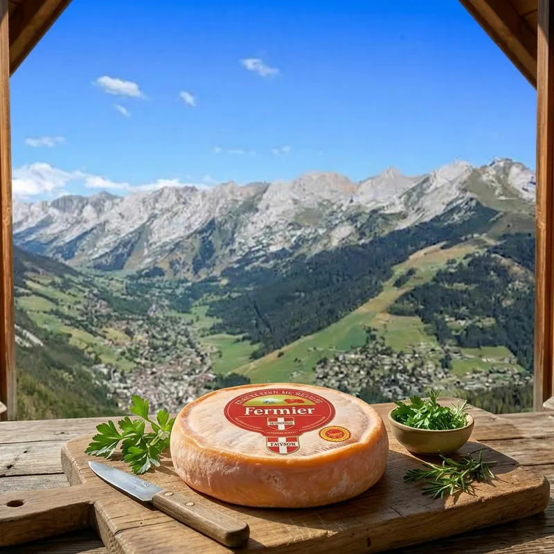 Reblochon de Savoie AOP produit à Thônes dans les Aravis